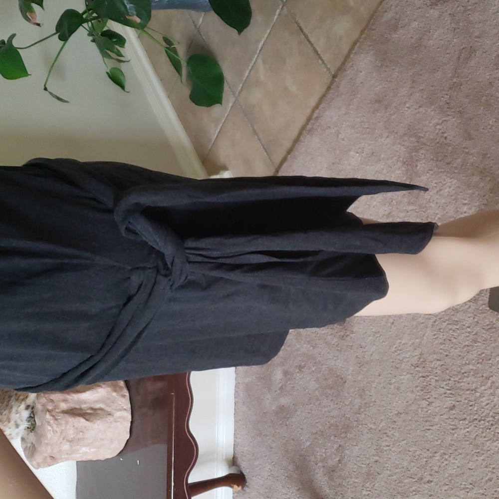 Banana Republic s gathered scoopneck quarter sleeve so soft mini dress - Picture 8 of 8